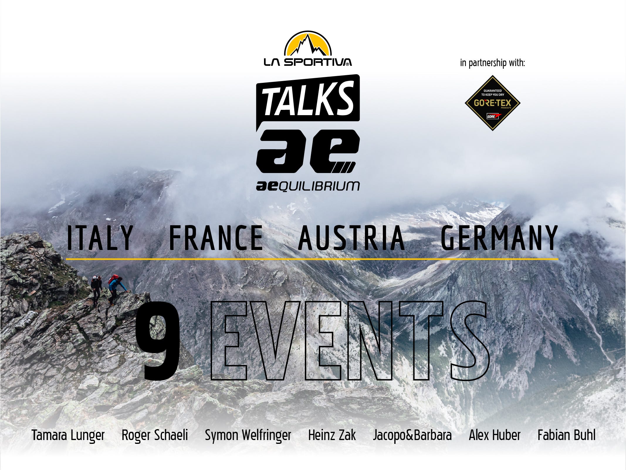 Aequilibrium Talks: Die neue Tour der Marke La Sportiva beginnt in Kürze