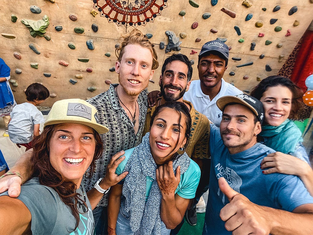 CLIMBING FOR A REASON